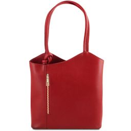 Patty Schultertasche aus Saffiano Leder Rot TL141455