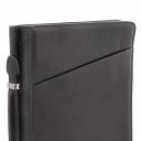 Claudio Exclusive Leather Document Case With Handle Black TL141208