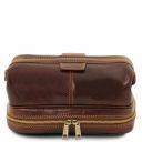 Patrick Leather Toiletry bag Brown TL141717