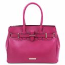 TL Bag Borsa a Mano in Pelle Fucsia TL142174