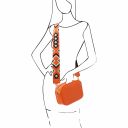 TL Bag Borsa a Tracolla in Pelle Arancio TL142192