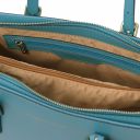 Aura Leather Handbag Бирюзовый TL141434