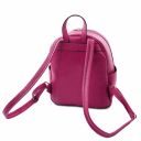 TL Bag Small Leather Backpack Fuchsia TL142178