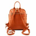 TL Bag Soft Leather Backpack for Women Orange TL141376