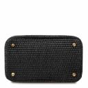TL Bag Straw Effect Bucket bag Black TL142208