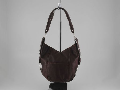 Lara Lady Leather Handbag Dark Brown TL100480