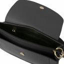 Tiche Leather Shoulder bag Black TL142100