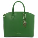 TL KeyLuck Shopping Tasche aus Leder Grün TL142212