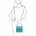 TL Bag Mini sac en Cuir Turquoise TL142203