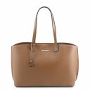 TL Bag Shopping Tasche aus Leder Taupe TL141828