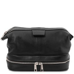 Jacob Beauty Case in Pelle Nero TL142204