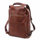 Melbourne Leather Laptop Backpack Brown TL142205