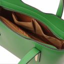 Olimpia Ledertasche aus Leder - Klein Grün TL141521