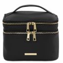 Mary Soft Leather Toilet bag Black TL142206