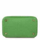 TL Bag Beuteltasche mit Stroheffekt Grün TL142208