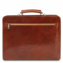Venezia Leather Briefcase 2 Compartments Honey TL141268