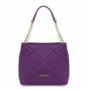 TL Bag Soft Quilted Leather Bucket bag Фиолетовый TL142220