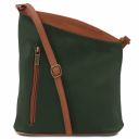 TL Bag Mini Soft Leather Unisex Cross bag Forest Green TL141111