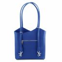 Patty Schultertasche aus Saffiano Leder Blau TL141455