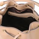 Vittoria Leather Bucket bag Champagne TL141531