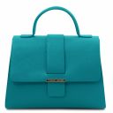 TL Bag Sac à Main en Cuir Turquoise TL142156