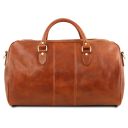 Marco Polo Travel Leather Duffle bag and Leather Toiletry bag Honey TL142248