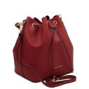 Vittoria Leather Bucket bag Красный TL141531
