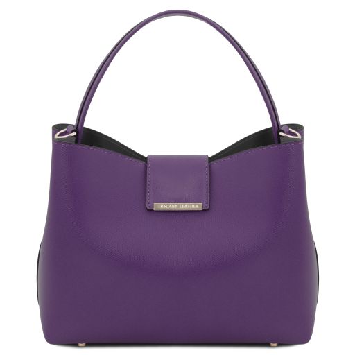 Clio Leather Secchiello bag Purple TL141690