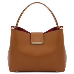 Clio Leather Secchiello bag Коньяк TL141690