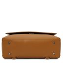 Silene Leather Convertible Handbag Cognac TL142152