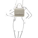 Silene Leather Convertible Backpack Handbag Светло-серый TL142152