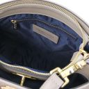 TL Bag Soft Quilted Leather Handbag Light grey TL142132