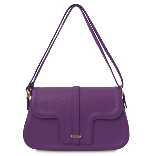 TL Bag Leather Shoulder bag Purple TL142209
