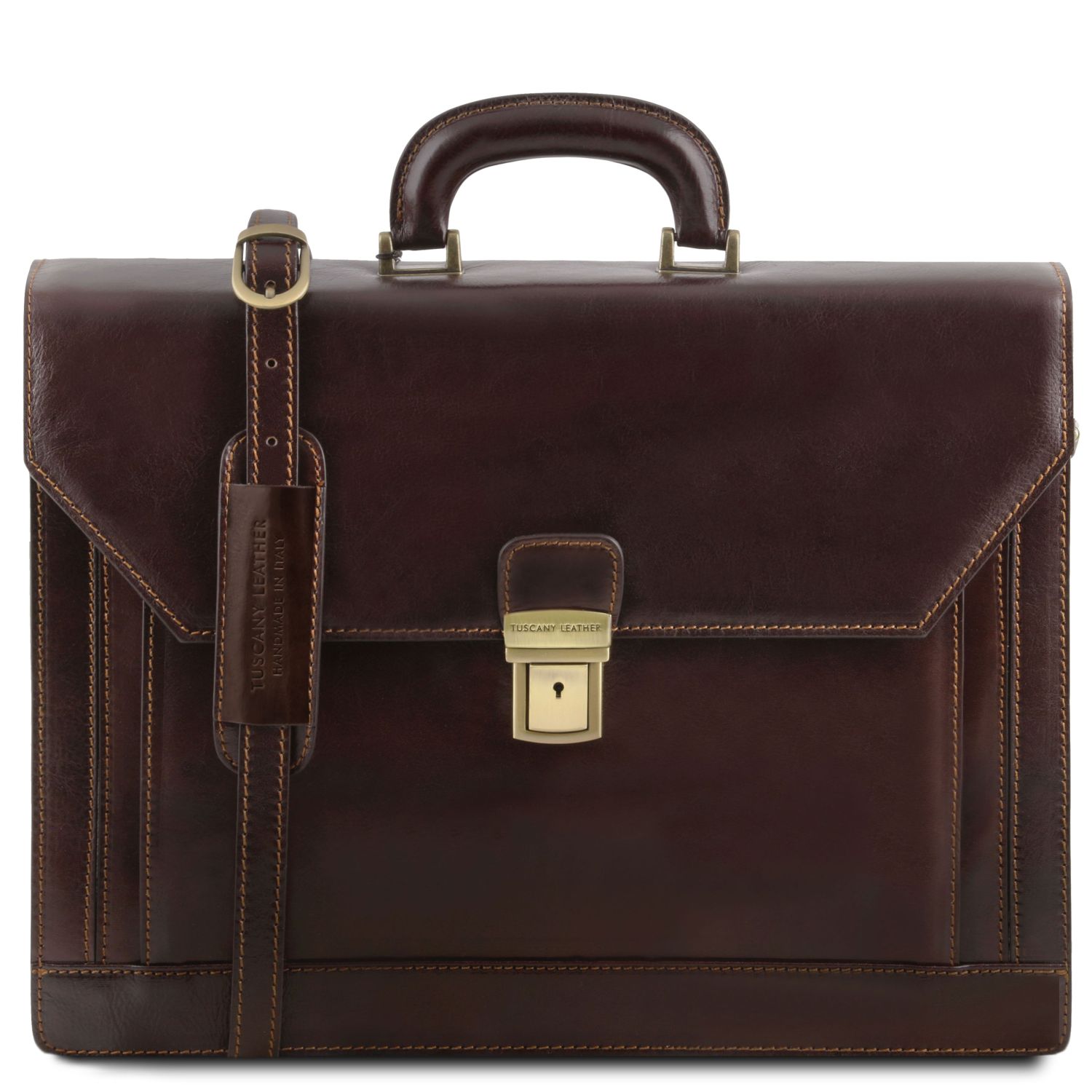 Italian Leather Briefcase for Men in Saffiano Leather Best 