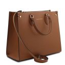 Iside Sac Business en Cuir Pour Femme Cognac TL142240