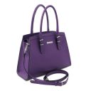 TL Bag Leather Handbag Purple TL142147