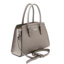 TL Bag Handtasche aus Leder Light grey TL142147