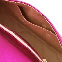 TL Bag Pochette in Pelle Metallic Fucsia TL141993
