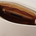 TL Bag Leather Handbag Beige TL142156