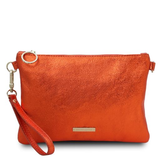 TL Bag Sac à Main en Cuir Souple Metallic Brandy TL141988