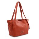 TL Bag Soft Leather Shopping bag Brandy TL142230