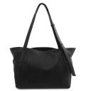 TL Bag Borsa Shopping in Pelle Morbida Nero TL142230