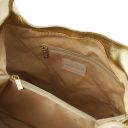 TL Keyluck Schultertasche aus Metallic-Leder Gold TL142263