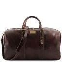 Deluxe Set de Voyage en Cuir Marron foncé TL142266