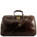 Deluxe Leather Travel set Dark Brown TL142266
