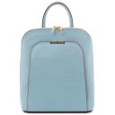 TL Bag Mochila Para Mujer en Piel Saffiano Azul claro TL141631