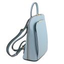 TL Bag Mochila Para Mujer en Piel Saffiano Light Blue TL141631