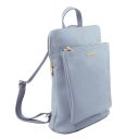 TL Bag Soft Leather Backpack for Women Light Blue TL141682