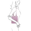 TL Bag Petite sac à dos en Cuir Pour Femme Lilas TL142092