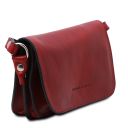 Carmen Кожаная сумка на плечо с клапаном Красный TL141713